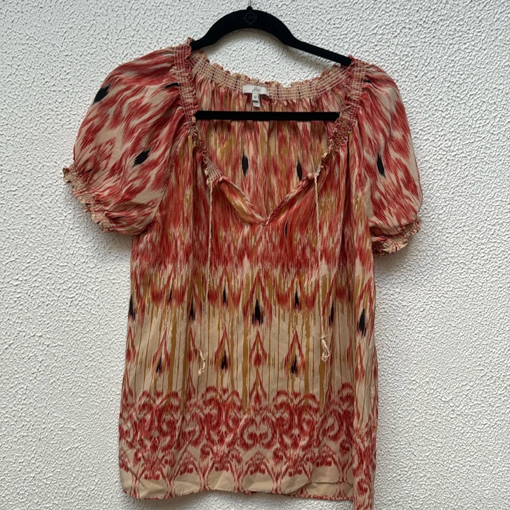 Joie silk printed blouse
